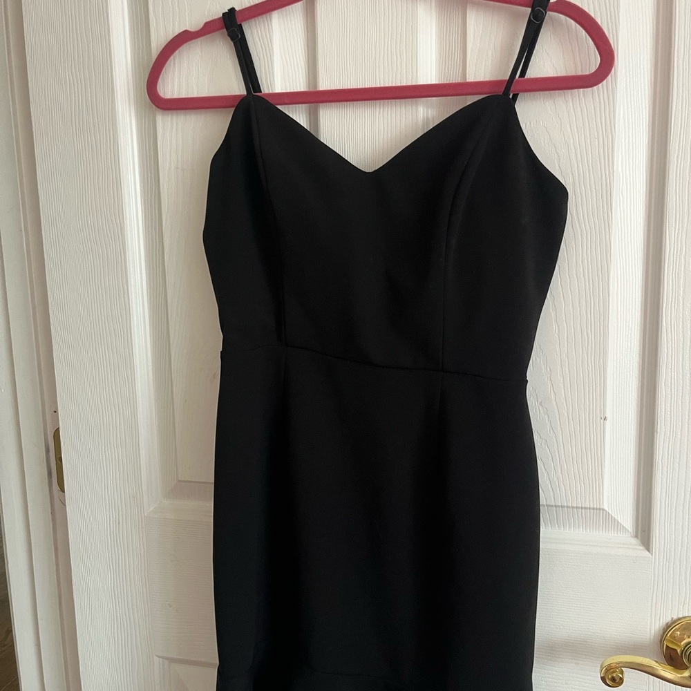 Crystal Doll Black Mini Dress